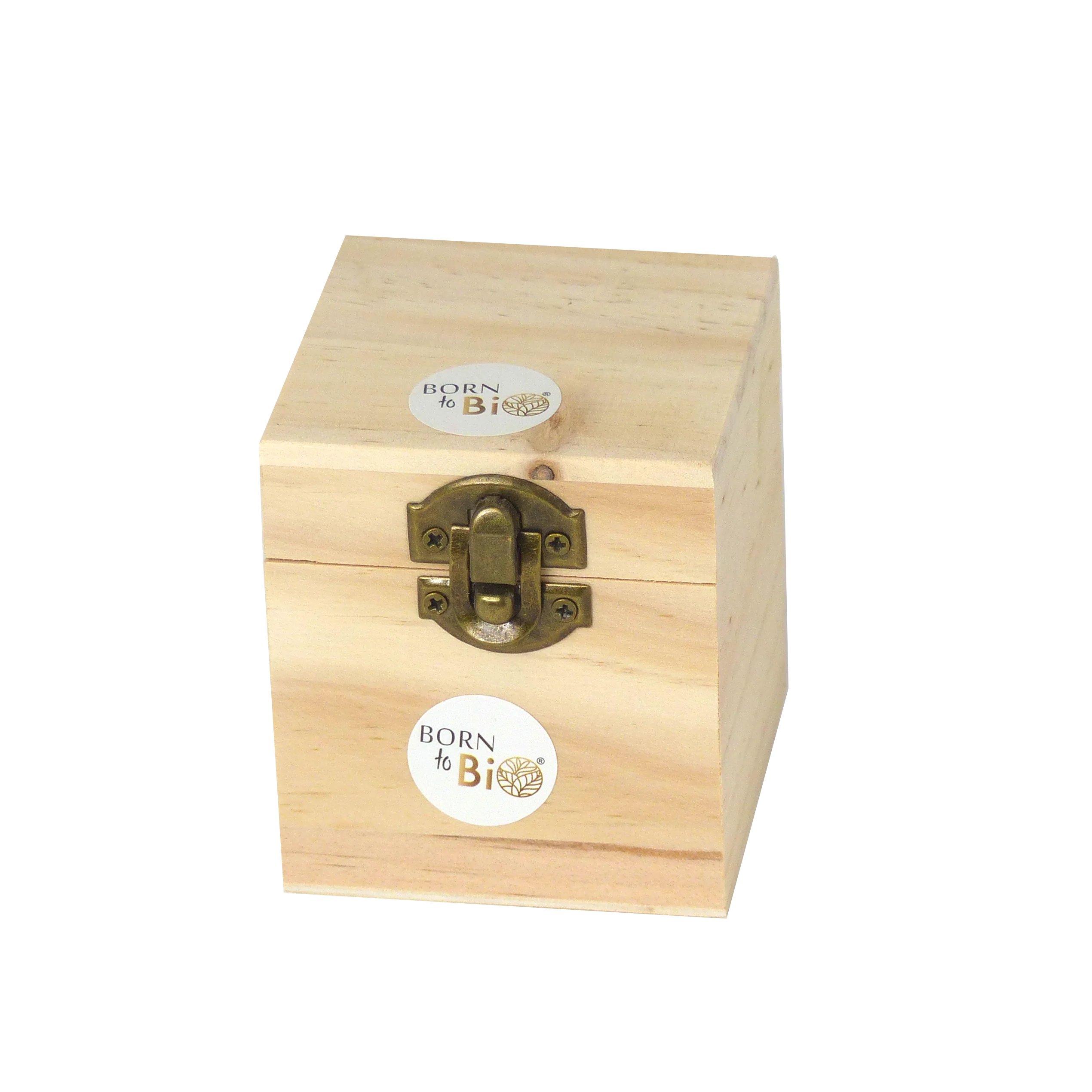 Boîte en bois pour 4 flacons d'huiles