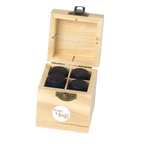 Boîte en bois pour 4 flacons d'huiles