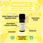 Certified Organic Lemon Essential Oil