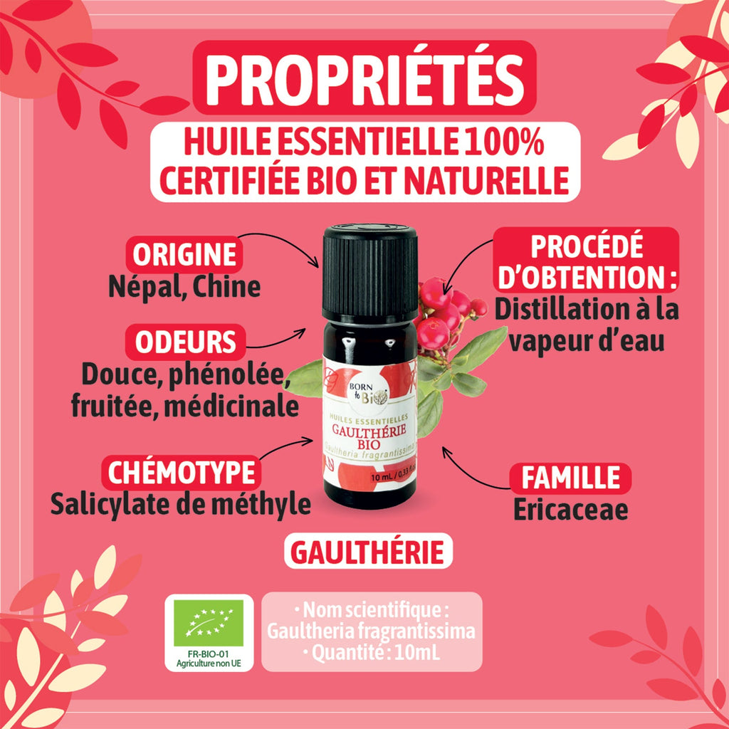 Certified Organic Wintergreen Essential Oil