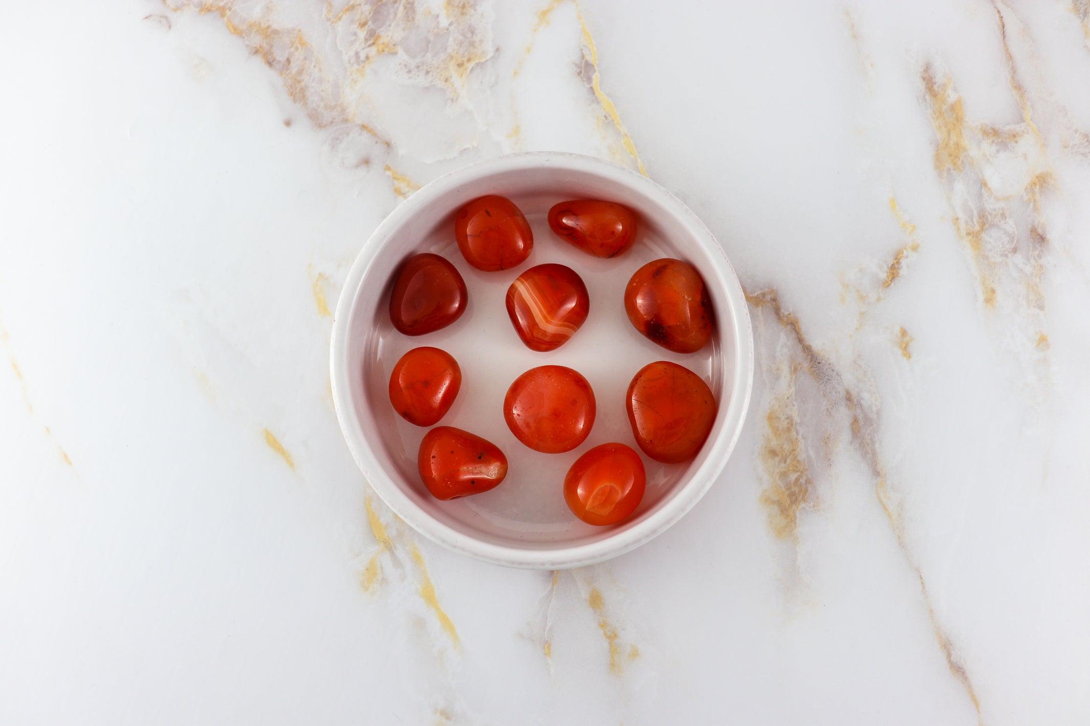 Karneol Trommelstein 