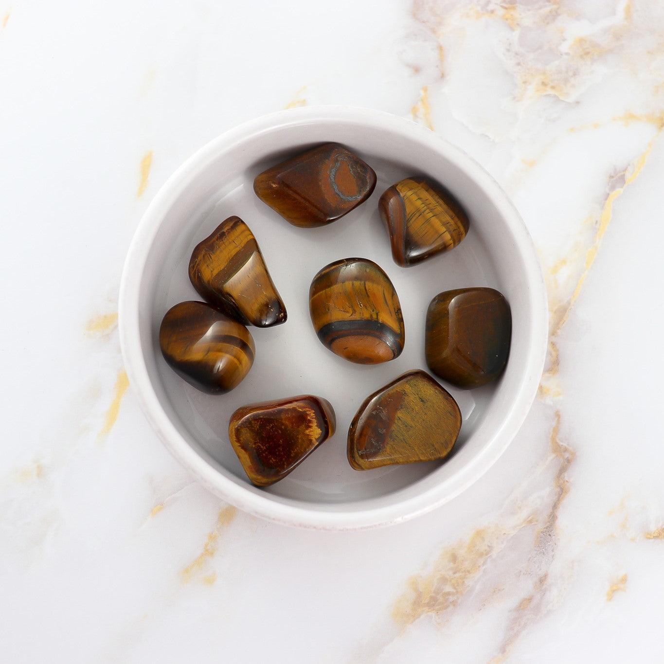 Tiger's Eye tumbled stone 