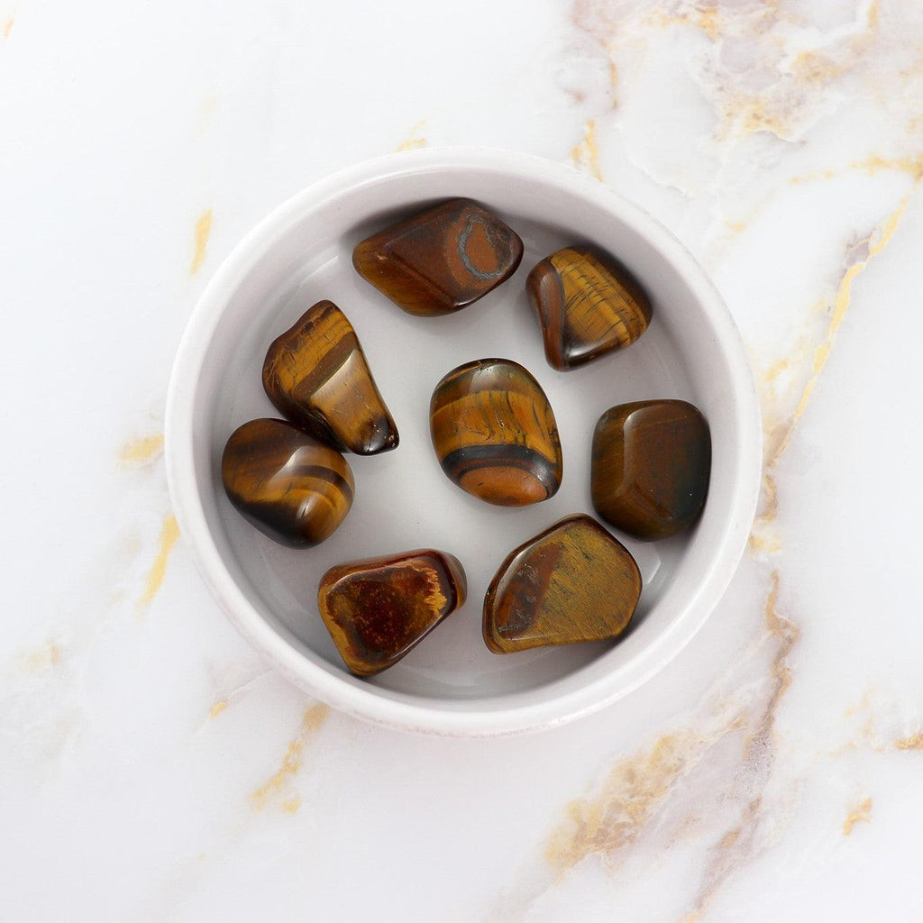 Tiger's Eye Tumbled Stone 