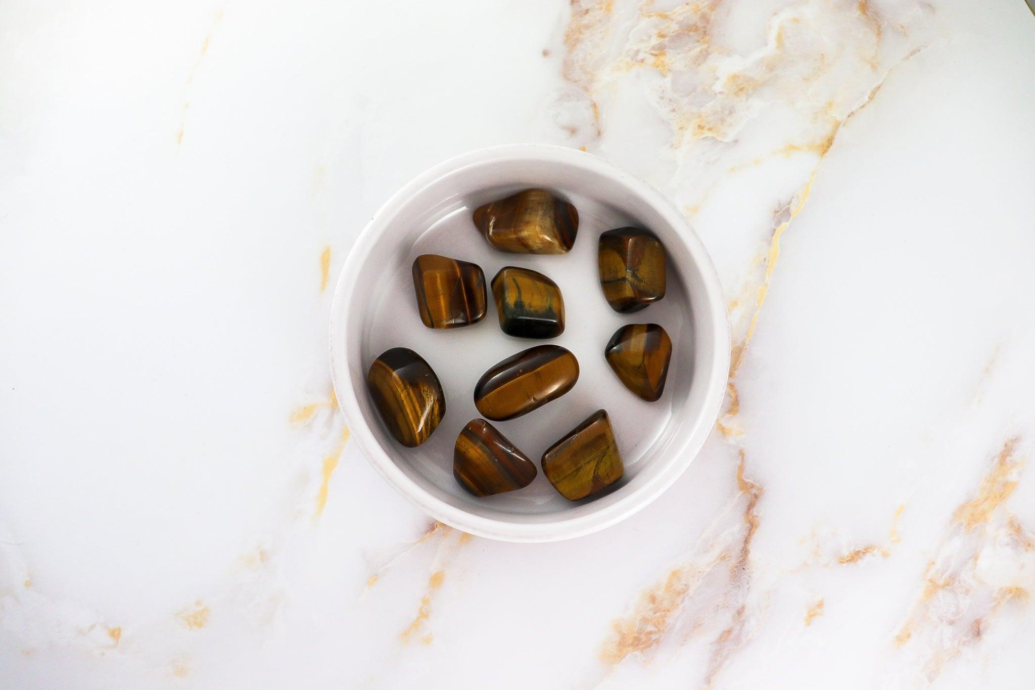 Tiger's Eye tumbled stone 