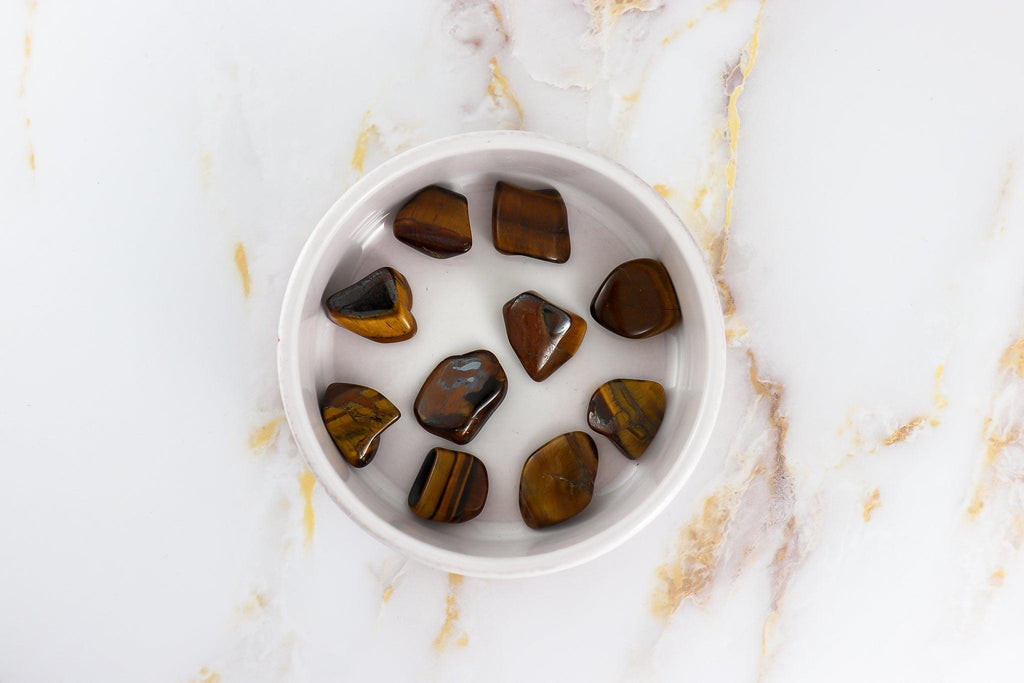 Tiger's Eye tumbled stone 