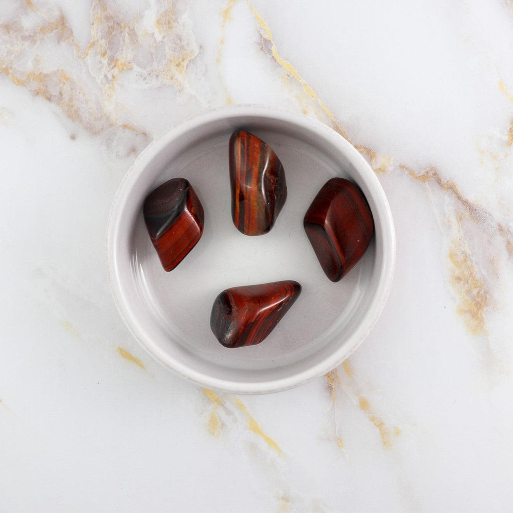 Bull's Eye Tumbled Stone 