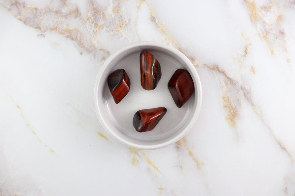 Bull's Eye Tumbled Stone 