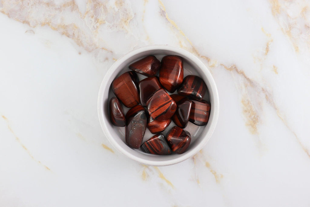 Bull's Eye Tumbled Stone 