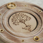 Yoga Tree runder Räucherstäbchenhalter